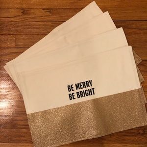 Kate Spade “Be Merry Be Bright” Placemats